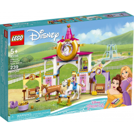 LEGO Disney Elsa e La Stalla Di Ghiaccio Di Nokk, Idea Regalo per Bambini  dai 4 Anni in su con Mini Bambolina e Cavallo Giocatto