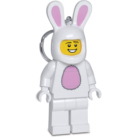 Portachiavi Bunny white (Coniglio bianco) con torcia - Lego LGL-KE73H