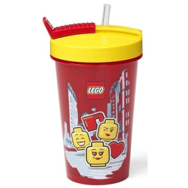 Bicchiere con cannuccia - Icon Girl - Lego 4044IG