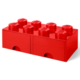 Contenitore Lego brick 8 cassetto - Rosso - Lego 4006c