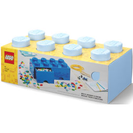 Contenitore Lego brick 8 cassetto - Azzurro - Lego 4006h