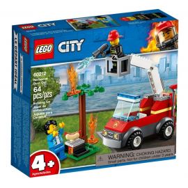 Lego City Fire Barbecue in Fumo con Camion dei Pompieri - Lego