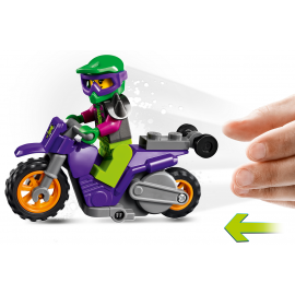 LEGO City Stuntz Stunt Bike da Impennata, Moto Giocattolo con